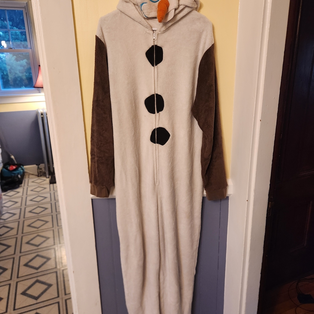 Disney Frozen II White and Brown Onesie